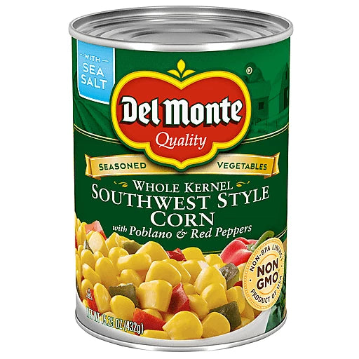 DEL MONTE - SOUTHWEST STYLE CORN - 15.25oz