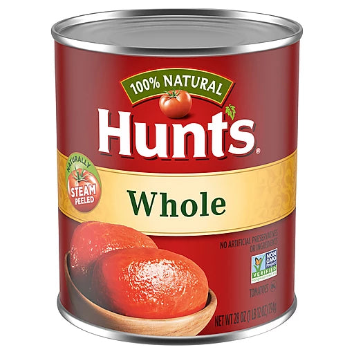 HUNTS - WHOLE TOMATOES - 28oz