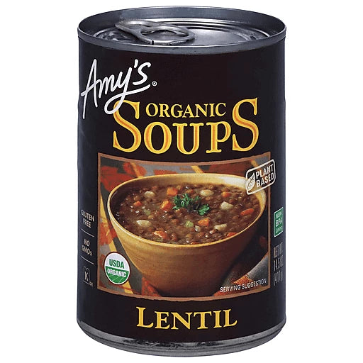 AMY'S - ORGANIC SOUP - LENTIL - 14.5oz