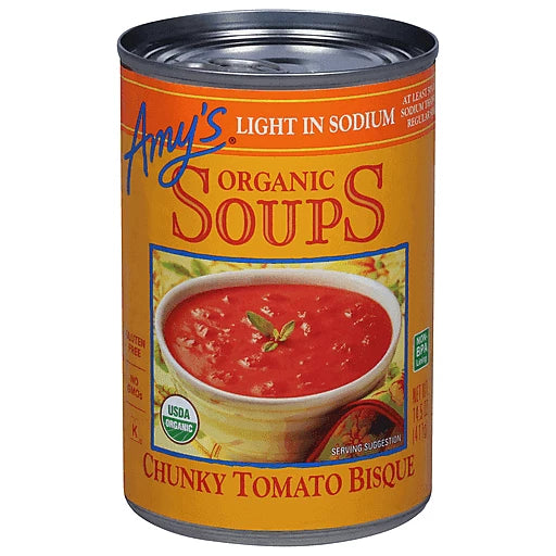AMY'S - ORGANIC SOUP - CHUNKY TOMATO BISQUE - 14.5oz