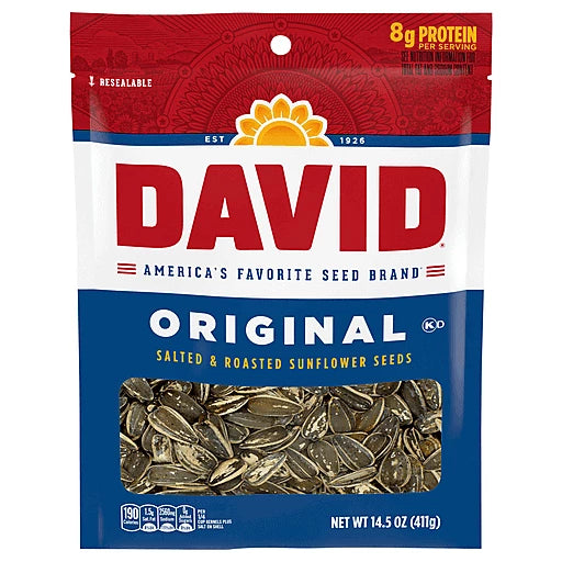 DAVID - SUNFLOWER SEEDS 14.5oz