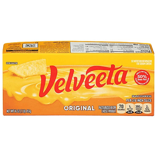 VELVEETA CHEESE  - 16 oz