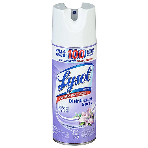 LYSOL - DISINFECTANT SPRAY - EARLY MORNING BREEZE