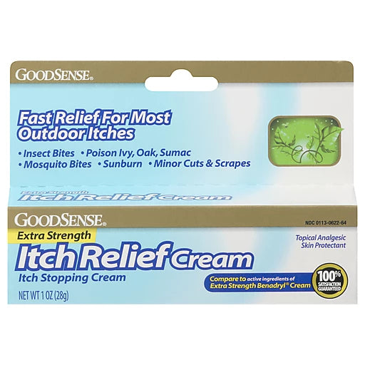 GOODSENSE - ITCH RELIEF CREAM 1oz