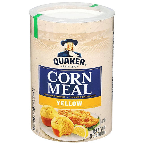 QUAKER - CORNMEAL - YELLOW - 24oz