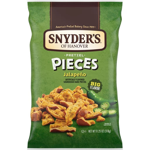 SNYDER'S - PRETZEL PIECES - JALAPENO - 11.25OZ