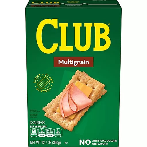 CLUB CRACKERS - MULTIGRAIN - 12.7oz