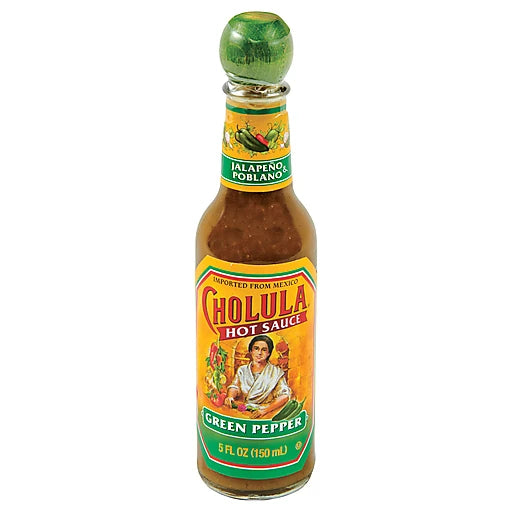 CHOLULA - HOT SAUCE - GREEN PEPPER - 5oz