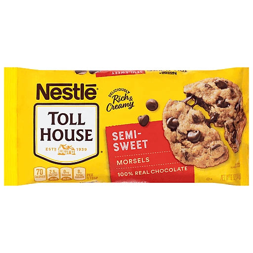 NESTLE TOLL HOUSE - SEMI-SWEET MORSELS - 12oz