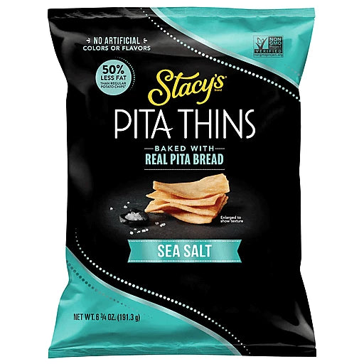 STACY'S PITA THINS - SEA SALT