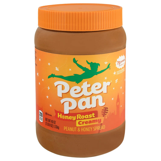 PETER PAN - HONEY ROAST PEANUT BUTTER - CREAMY - 28OZ