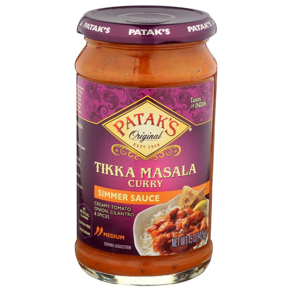 PATAKS - TIKKA MASALA SIMMER SAUCE - 15oz