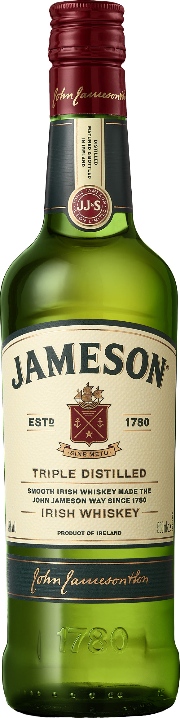 JAMESON IRISH WHISKEY 500ml