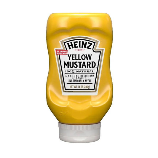 HEINZ - YELLOW MUSTARD - 14OZ