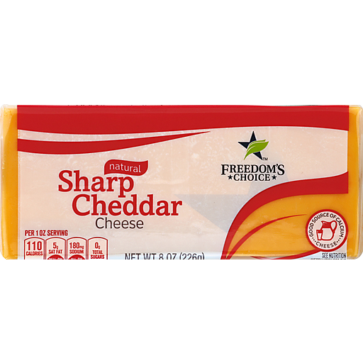 Sharp Cheddar Cheese - Freedom's Choice