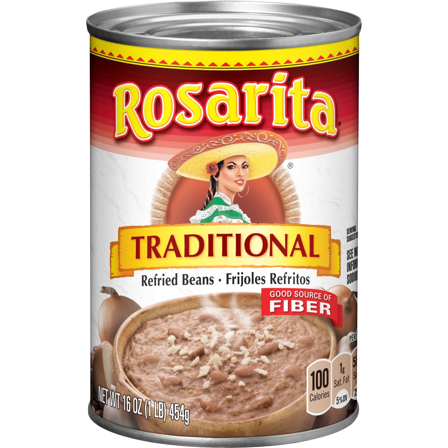 ROSARITA - REFRIED BEANS - TRADITIONAL - 16oz