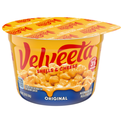 VELVEETA SHELLS & CHEESE CUP - ORIGINAL - IND