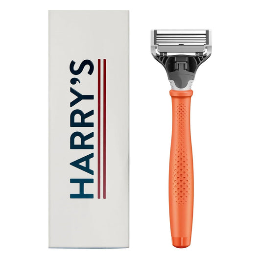 HARRY'S - RAZOR HANDLE AND BLADE - ORANGE