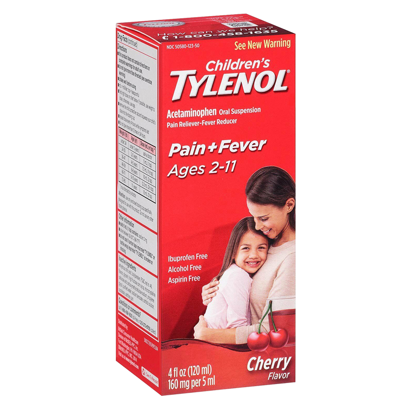TYLENOL - CHILDREN'S PAIN & FEVER - LIQUID - CHERRY - 4oz