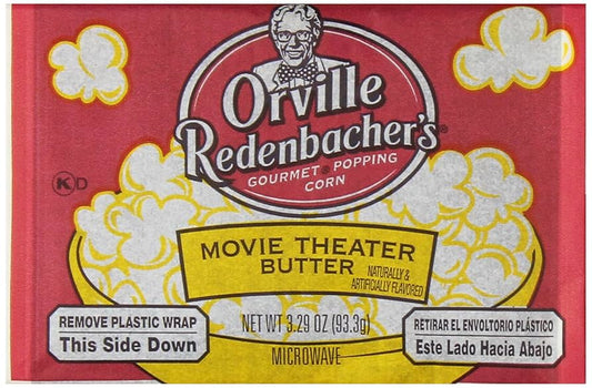ORVILLE REDENBACHER'S MICROWAVE - MOVIE THEATER BUTTUER POPCORN - INDV