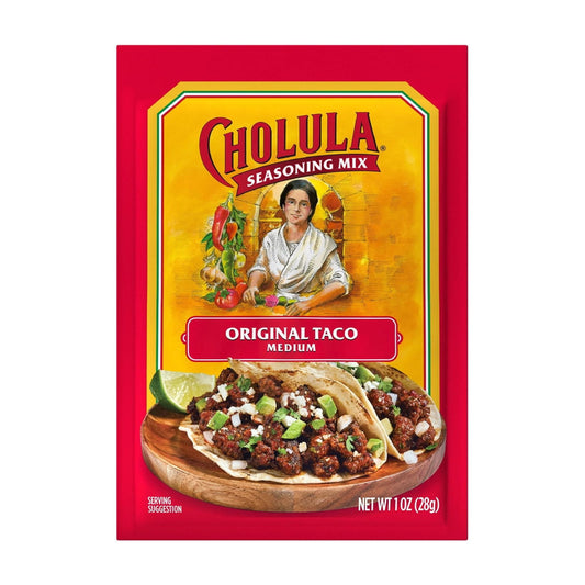 CHOLULA SEASONING MIX - ORIGINAL TACO - MEDIUM 1OZ