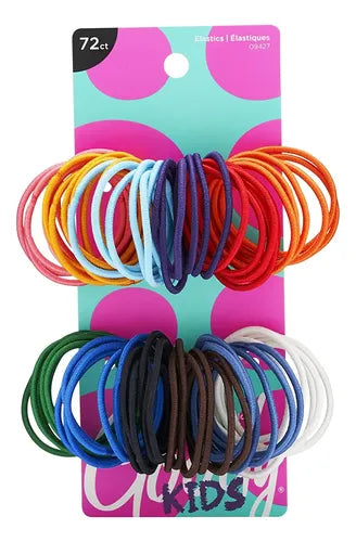 GOODY - OUCHLESS ELASTICS GIRLS 2MM - 72 COUNT