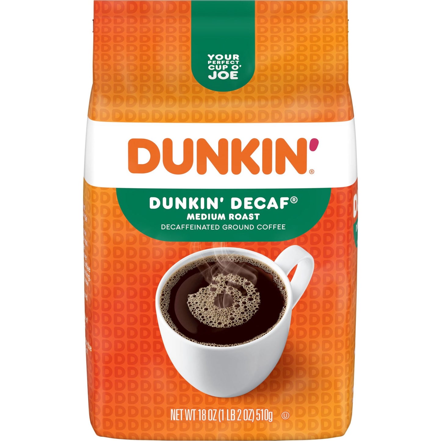 DUNKIN COFFEE - DECAF GROUND - 12oz
