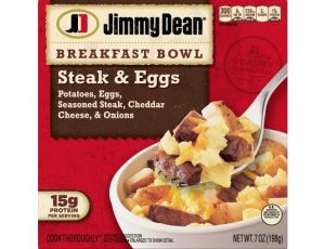 Jimmy Dean Bowl Steak & Eggs