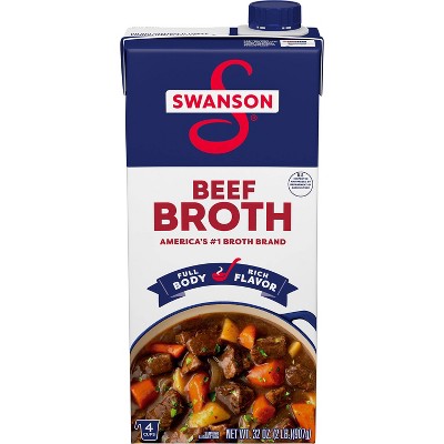 SWANSON - BEEF BROTH - 32oz