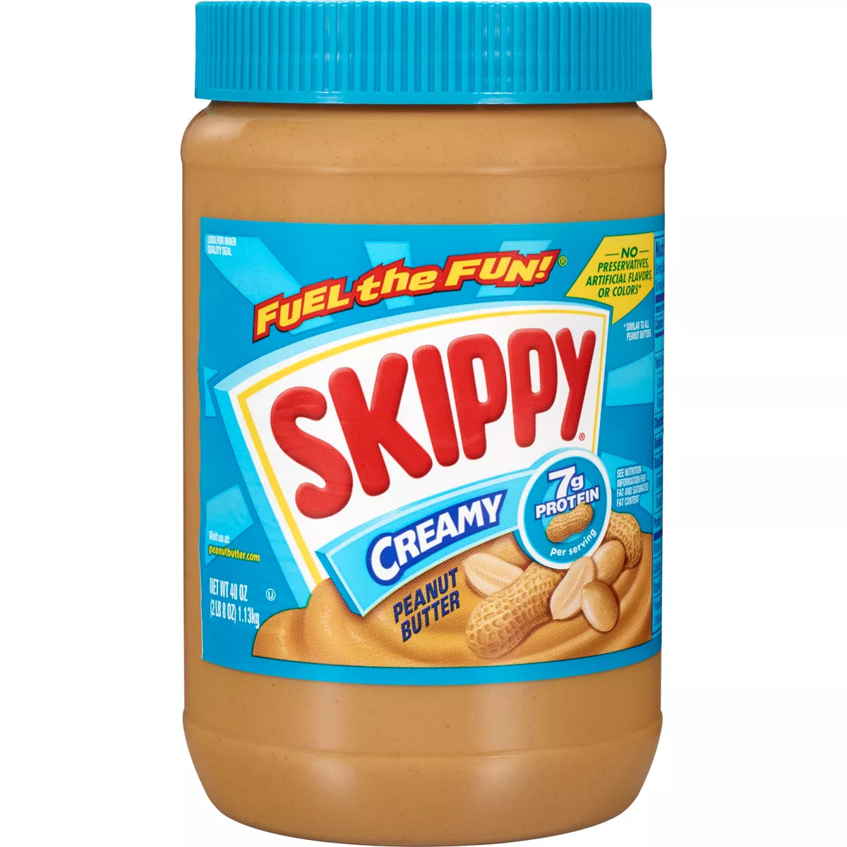 Skippy Creamy Peanut Butter - 40oz