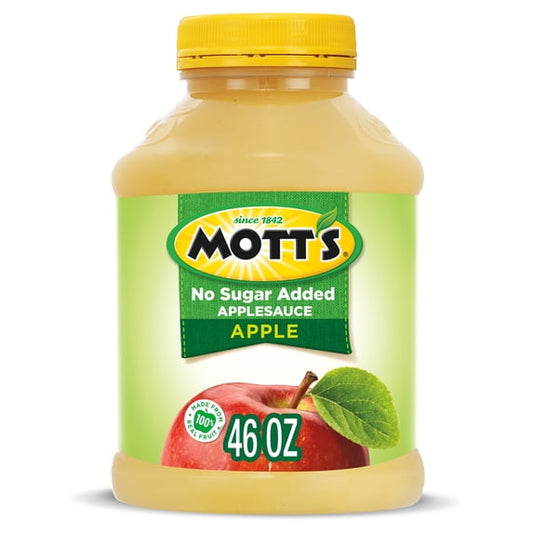 MOTTS - APPLE SAUCE - NO SUGAR ADDED - 46oz