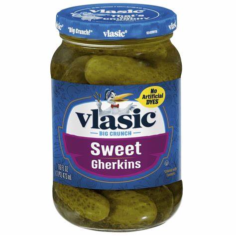 VLASIC-PICKLES SWEET GHERKIN (12)