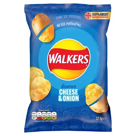 WALKERS - CHEESE & ONION 25G
