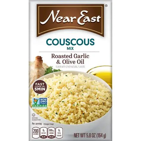 NEAR EAST - COUSCOUS - ROASTED GARLIC & OLIVE OIL - 5.8oz