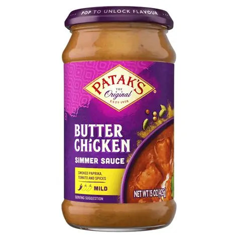 PATAKS - BUTTER CHICKEN SIMMER SAUCE - 15oz