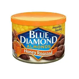 BLUE DIAMOND ALMONDS - HONEY ROASTED - 6oz