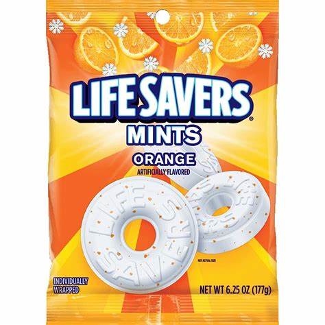 Lifesavers Mints Orange 6. #118