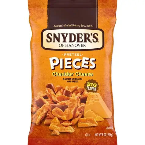 SNYDER'S - PRETZEL PIECES - CHEDDAR CHEESE - 11.25OZ