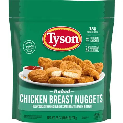 TYSON - CHICKEN BREAST NUGGETS - 25oz