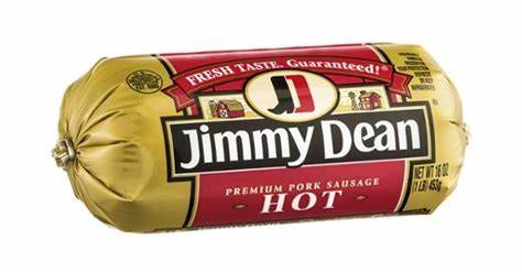 JD  JIMMY DEAN PORK SAUSAGE - HOT