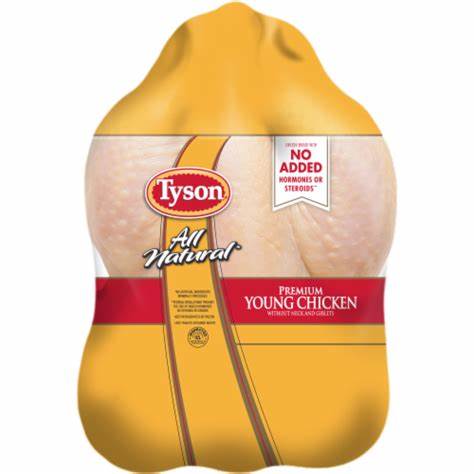 TYSON - WHOLE CHICKEN FROZEN