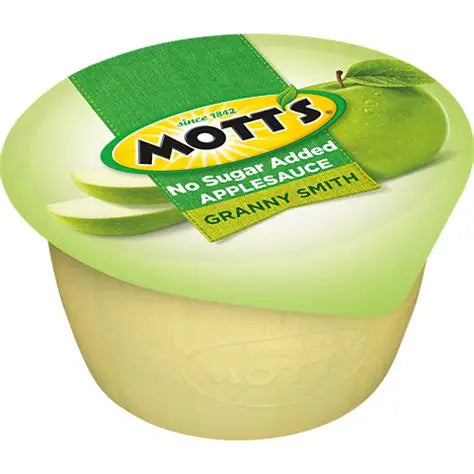 MOTTS - APPLE SAUCE - GRANNY SMITH - NO SUGAR ADDED - IND