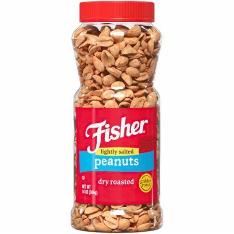 FISHER DRY ROASTED PEANUTS #512