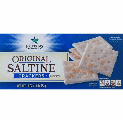 FREEDOM CHOICE - SALTINES CRACKERS  (12)