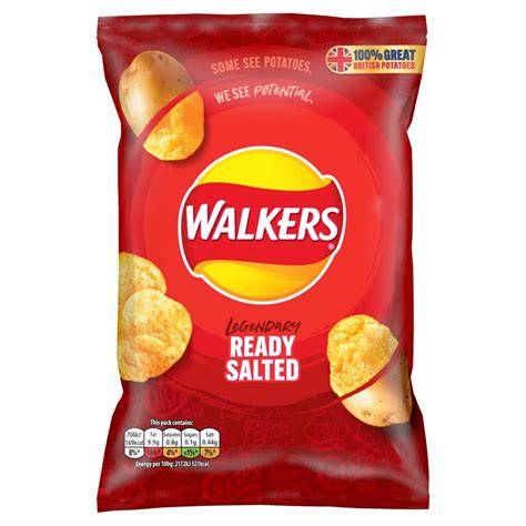 WALKERS - READY SALTED 25G