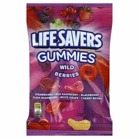 LifeSaver Gummies WILD BERRIES 7oz