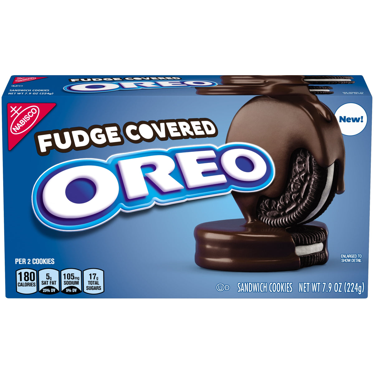 OREO - FUDGE COVERED - 7.9oz