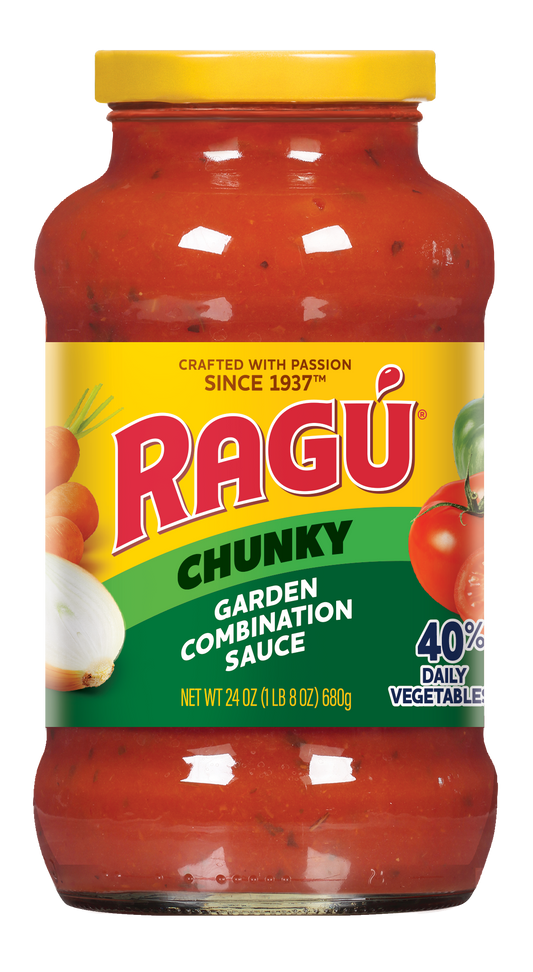 RAGU - CHUNKY - GARDEN COMBINATION SAUCE - 24oz