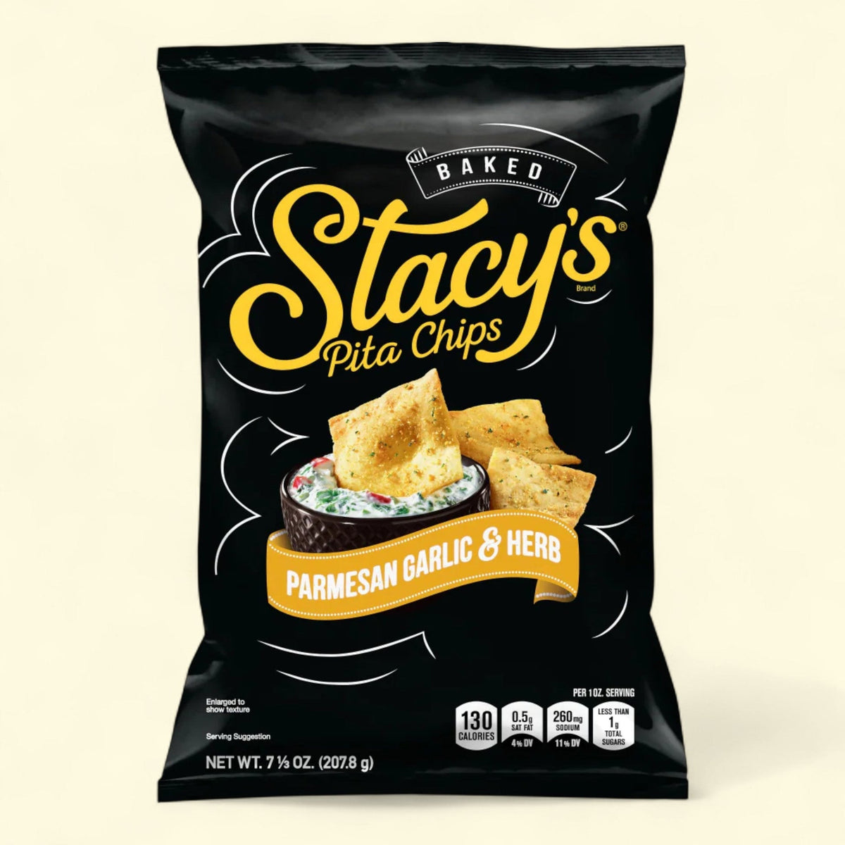 STACY'S PITA CHIPS - PARMESAN GARLIC & HERBS - 7.33oz