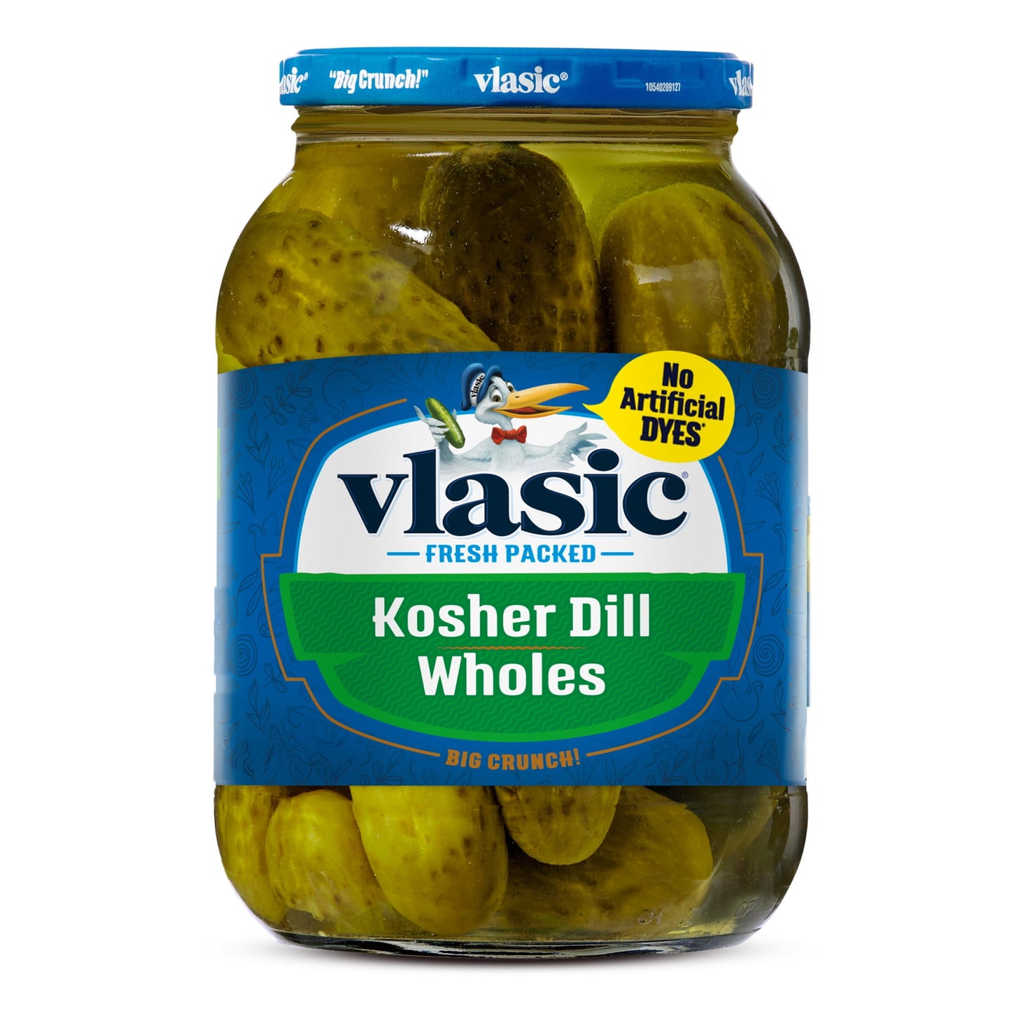 VLASIC KOSHER DILL PICKLES WHOLE 46oz